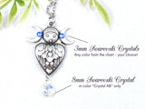 Owl Crystal Necklace