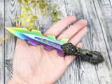 Rainbow Wiccan Athame (No. 2)