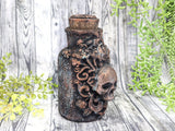 Copper Skull Apothecary Jar