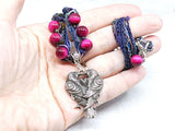 Raven Beaded Necklace (No. 2)