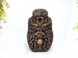 Crow Skull Apothecary Jar