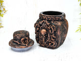 Crow Skull Apothecary Jar