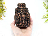 Crow Skull Apothecary Jar