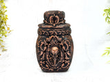 Crow Skull Apothecary Jar