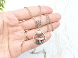 Mushroom Crystal Necklace