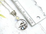 Mushroom Crystal Necklace