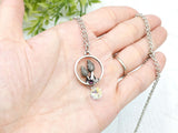 Morel Mushroom Crystal Necklace