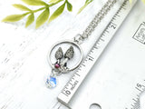 Morel Mushroom Crystal Necklace