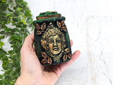 Green Woman Goddess Apothecary Jar
