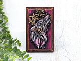 Wolf Wall Plaque