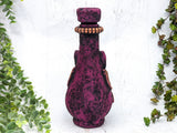 Wolf Apothecary Jar (Deep Magenta)