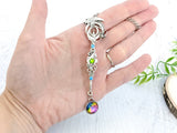 Serpent Scepter Skeleton Key Necklace
