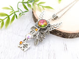 Garden Serenity Skeleton Key Necklace