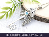 Whimsical Woods Skeleton Key Necklace