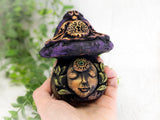 Nature Spirit Mushroom Art (Purple)