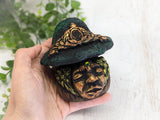Nature Spirit Mushroom Art (Green)
