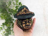 Nature Spirit Mushroom Art (Green)
