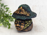 Nature Spirit Mushroom Art (Green)