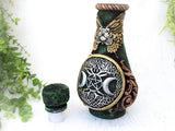 Triple Moon Pentacle Apothecary Jar