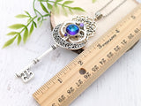 Moonlit Mandala Skeleton Key Necklace