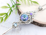 Fleur de Lune Skeleton Key Necklace