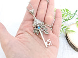 Whimsical Woods Skeleton Key Necklace