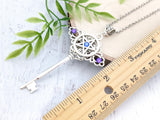 Spellweaver Skeleton Key Necklace
