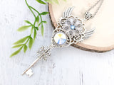 Arctic Dream Skeleton Key Necklace