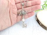 Spellbound Skeleton Key Necklace