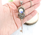 Lunar Song Skeleton Key Necklace