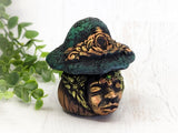 Nature Spirit Mushroom Art (Green)
