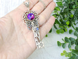 Raven's Lament Skeleton Key Necklace