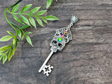 Dark Whispers Skeleton Key Necklace