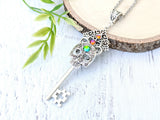 Dark Whispers Skeleton Key Necklace