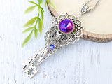 Raven's Lament Skeleton Key Necklace