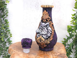 Wolf Apothecary Jar (Purple)