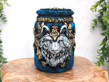 Totem Wolf Apothecary Jar