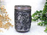 Silver Skull Apothecary Jar