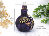 Winged Skull Apothecary Jar