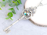 Astral Prism Skeleton Key Necklace