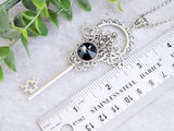 Necromancer Skeleton Key Necklace