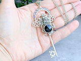 Necromancer Skeleton Key Necklace