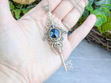 Skullweaver Skeleton Key Necklace