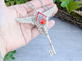 Devil You Know Skeleton Key Necklace