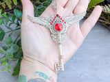 Devil You Know Skeleton Key Necklace