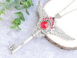 Devil You Know Skeleton Key Necklace