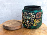 Green Woman Apothecary Jar