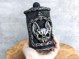 Bat Skull Apothecary Jar