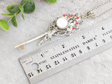 Pale Elf Skeleton Key Necklace