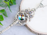 Astral Prism Skeleton Key Necklace